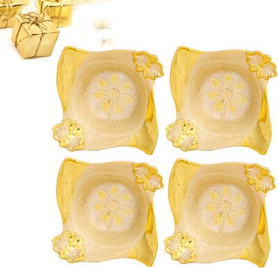 55% OFF on Reve Ceramic Decorative Platter Gold, Pack of 4 55% OFF on Reve Ceramic Decorative Platter Gold, Pack of 4