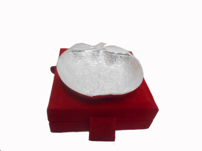 14% OFF on Handicraftscart akbari-apple Brass Decorative Platter Silver