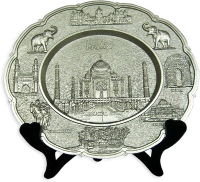 10% OFF on The Bombay Store Plate - India monuments Carbon Steel Decorative Platter Multicolor