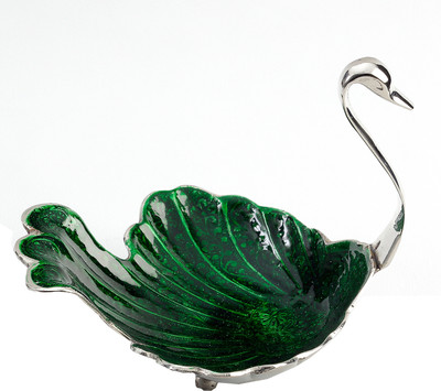 16% OFF on Aapno Rajasthan Brass Decorative Platter Green 16% OFF on Aapno Rajasthan Brass Decorative Platter Green