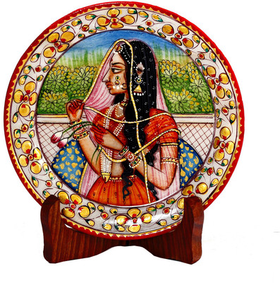 67% OFF on Aapno Rajasthan Stoneware Decorative Platter Multicolor, Pack of 2 67% OFF on Aapno Rajasthan Stoneware Decorative Platter Multicolor, Pack of 2