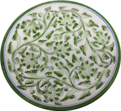 Neerja Ceramic Decorative Platter White Neerja Ceramic Decorative Platter White