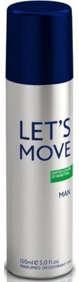 United Colors of Benetton Lets Move Deodorant Spray - For Men United Colors of Benetton Lets Move Deodorant Spray - For Men