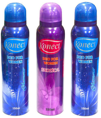 Konect Glamour,Exotica,Glamour Deodorant Spray - For Women