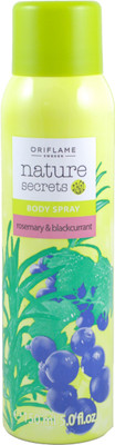 35% OFF on Oriflame Nature Secrets Rosemarry & Blackcurrant Body Spray - For Girls 35% OFF on Oriflame Nature Secrets Rosemarry & Blackcurrant Body Spray - For Girls