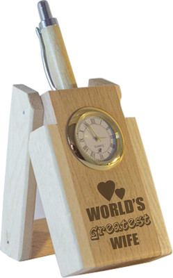 43% OFF on Tiedribbons World Greatest Wife Table Top 1 Compartments Wooden Pen Stand 43% OFF on Tiedribbons World Greatest Wife Table Top 1 Compartments Wooden Pen Stand