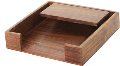 33% OFF on Pindia SP-465 1 Compartments Wooden Napkin 33% OFF on Pindia SP-465 1 Compartments Wooden Napkin