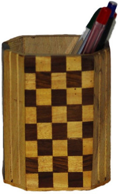 49% OFF on Pindia Desk Organizer 1 Compartments Wooden Pen Stand 49% OFF on Pindia Desk Organizer 1 Compartments Wooden Pen Stand