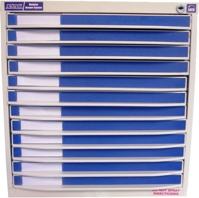Buy Anak 12 Compartments Plastic Modular Drawer System Blue