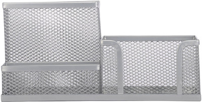 24% OFF on Priya Exports PE012 3 Compartments Metal Pen Stand 24% OFF on Priya Exports PE012 3 Compartments Metal Pen Stand