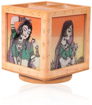 37% OFF on Rajwada Arts Rajasthani 3 Compartments Wooden Office Stationary Holder 37% OFF on Rajwada Arts Rajasthani 3 Compartments Wooden Office Stationary Holder