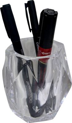 Jaycoknit Glassy 1 Compartments Glass Pen Stand Jaycoknit Glassy 1 Compartments Glass Pen Stand