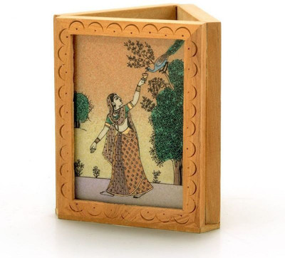 29% OFF on Shoppingtara Gemstone Painted Handcrafted 1 Compartments Wooden Pen Stand 29% OFF on Shoppingtara Gemstone Painted Handcrafted 1 Compartments Wooden Pen Stand