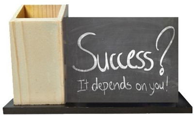 47% OFF on Smileonline Holder 1 Compartments Wood Pen Stand