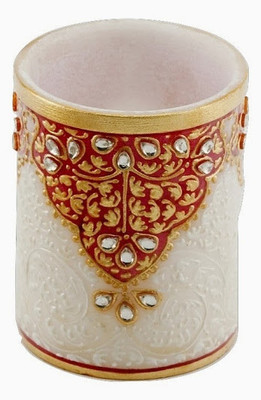 70% OFF on JaipurCrafts Kundan Embossed 1 Compartments Marble Pen Stand 70% OFF on JaipurCrafts Kundan Embossed 1 Compartments Marble Pen Stand