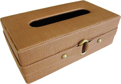 Belmun Metal fittings 1 Compartments Faux Leather Storage Box Belmun Metal fittings 1 Compartments Faux Leather Storage Box