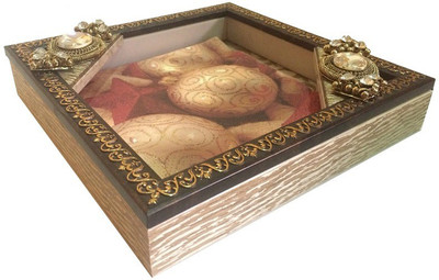 9% OFF on Aradhana Arts Tukins 1 Compartments Fibre with Acrylic Utility Decoratives