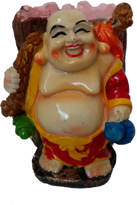 55% OFF on Modish Look Laughing Buddha Lucky Charm 1 Compartments Polyresin Pen Stand 55% OFF on Modish Look Laughing Buddha Lucky Charm 1 Compartments Polyresin Pen Stand