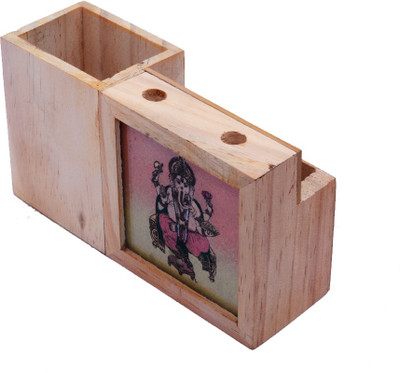 55% OFF on Craft Mansion Desk Organiser 3 Compartments Wooden Pen Stand 55% OFF on Craft Mansion Desk Organiser 3 Compartments Wooden Pen Stand