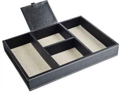 Ecoleatherette Regular 4 Compartments Paper Office Tray Ecoleatherette Regular 4 Compartments Paper Office Tray