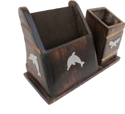 48% OFF on Pindia 340 2 Compartments Wooden Pen Holder 48% OFF on Pindia 340 2 Compartments Wooden Pen Holder