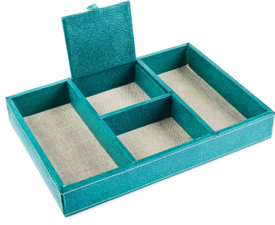 Ecoleatherette Regular 4 Compartments Paper Office Tray Ecoleatherette Regular 4 Compartments Paper Office Tray