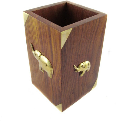 33% OFF on Pindia Desk Organizer 1 Compartments Wooden Pen Stand 33% OFF on Pindia Desk Organizer 1 Compartments Wooden Pen Stand