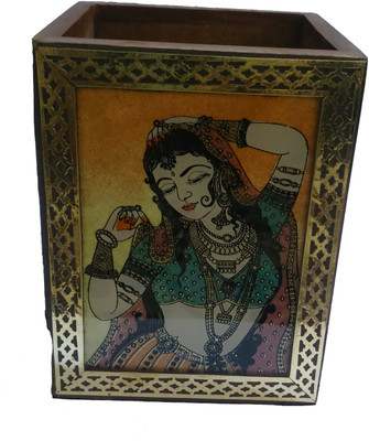 25% OFF on Miracle Furnishings Traditional 1 Compartments Wooden Pen Stand 25% OFF on Miracle Furnishings Traditional 1 Compartments Wooden Pen Stand