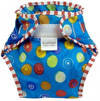 15% OFF on Kushies Taffeta Waterproof Diaper Wrap Crazy Circles Blue - Toddler 15% OFF on Kushies Taffeta Waterproof Diaper Wrap Crazy Circles Blue - Toddler