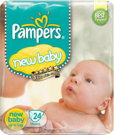  Pampers New baby Diapers Ta ...24 Pieces