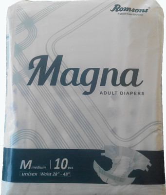 Romsons Magna Adult Diaper - Medium (10 Pieces) 