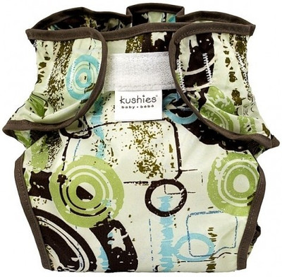 15% OFF on Kushies Taffeta Waterproof Diaper Wrap Distressed Circle Green - Toddler 15% OFF on Kushies Taffeta Waterproof Diaper Wrap Distressed Circle Green - Toddler