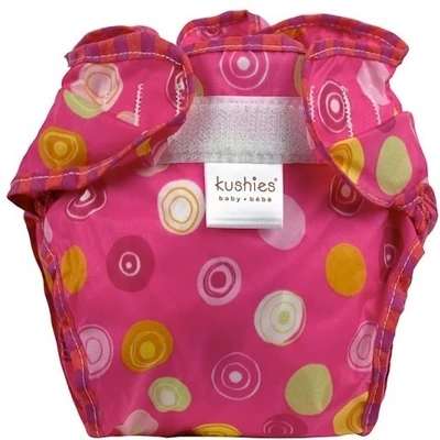 15% OFF on Kushies Taffeta Waterproof Diaper Wrap Crazy Circles Fuchsia - Infant 15% OFF on Kushies Taffeta Waterproof Diaper Wrap Crazy Circles Fuchsia - Infant