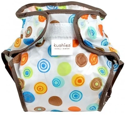 15% OFF on Kushies Taffeta Waterproof Diaper Wrap Crazy Circles White - Toddler 15% OFF on Kushies Taffeta Waterproof Diaper Wrap Crazy Circles White - Toddler