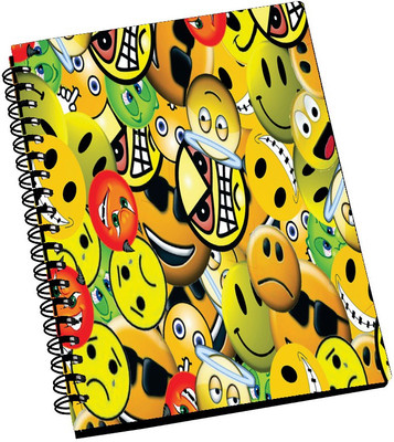 74% OFF on AMY Smiley Emotions A5 Notebook Spiral Bound