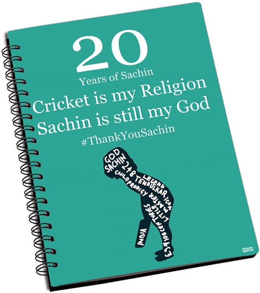 50% OFF on Shoperite Sachin is my God A5 Notebook Ring Bound