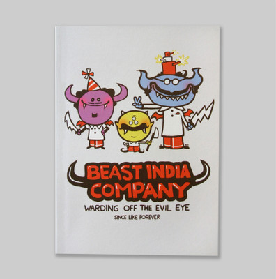 Chimp Beast India Company A6 Notebook Hard Bound