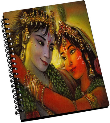 74% OFF on AMY Beautiful Lord Radha Huging Lord Krishna A5 Notebook Spiral Bound 74% OFF on AMY Beautiful Lord Radha Huging Lord Krishna A5 Notebook Spiral Bound