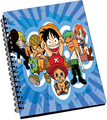 69% OFF on AMY Chopper One Piece Cartoon A5 Notebook Spiral Bound