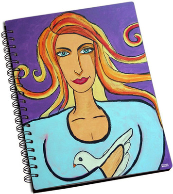 50% OFF on Shoperite Girl With Bird A5 Notebook Ring Bound