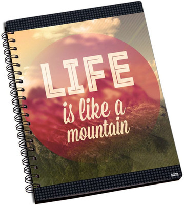 50% OFF on Shoperite Life Is Like A Mountain A5 Notebook Ring Bound