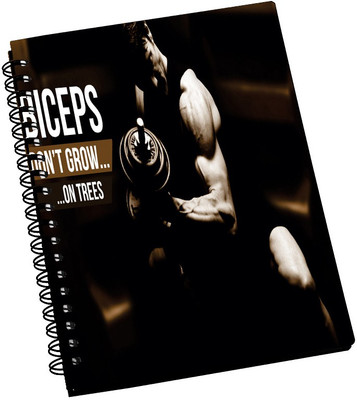 70% OFF on AMY Cool Bodybuilding Motivation Biceps Don,t Grow On Trees Quote A5 Notebook Spiral Bound