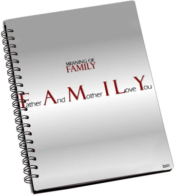 74% OFF on Shoprock Family Quotes A5 Notebook Ring Bound
