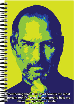 21% OFF on Art Emporio Steve Jobs Quote A5 Notebook Spiral 21% OFF on Art Emporio Steve Jobs Quote A5 Notebook Spiral