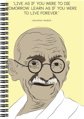 21% OFF on Art Emporio Gandhi Quote A5 Notebook Spiral 21% OFF on Art Emporio Gandhi Quote A5 Notebook Spiral