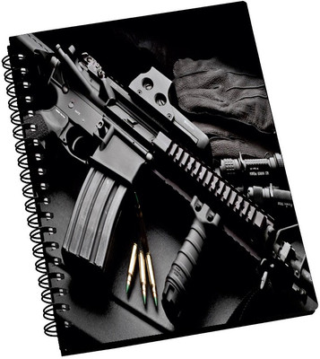 74% OFF on AMY Machine Gun Bullet A5 Notebook Spiral Bound 74% OFF on AMY Machine Gun Bullet A5 Notebook Spiral Bound