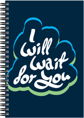21% OFF on Art Emporio I Will Wait for You A5 Notebook Spiral 21% OFF on Art Emporio I Will Wait for You A5 Notebook Spiral