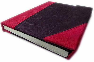 7% OFF on Indha Craft Dupion Silk Fabric Cover A6 Diary Hand Sewn 7% OFF on Indha Craft Dupion Silk Fabric Cover A6 Diary Hand Sewn