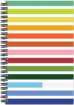 21% OFF on Art Emporio Colored Bars A5 Notebook Spiral Bound 21% OFF on Art Emporio Colored Bars A5 Notebook Spiral Bound