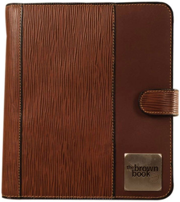 eZeeBags The Brown Book Regular Planner/Organizer Ring Bound eZeeBags The Brown Book Regular Planner/Organizer Ring Bound